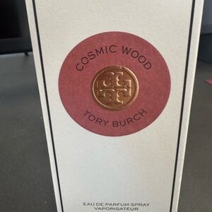 Tory Burch Cosmic Wood Perfume with Pink and Gold Accents